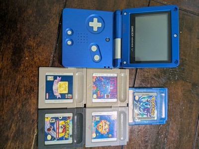 READ DESCRIPTION Nintendo Game Boy Advance SP Console Bundle  Games