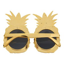 Pineapple Shaped Funny Glasses Durable ABS Hawaiian Party Sunglasses