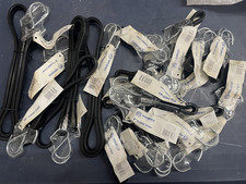 Lot of Various Sized (Most are 9") EDPM Rubber Tarp Straps (Bungee Cords) Qty 22