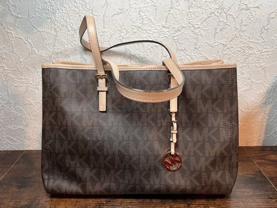 Michael Kors Jet Set Travel Damentasche - Braun (35S0GTVT1V) original