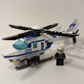 Lego City No. 7741  Police Helicopter Building Toy 100% Complete With Manual