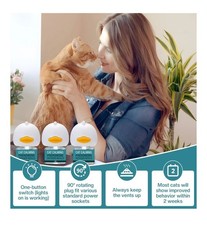 Cat Calming Diffuser 4 in 1 Multicat Calming Pheromones Diffusers Relief Stress