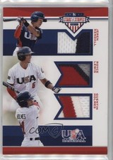 2017 USA Baseball Stars & Stripes Prime 2/5 Jeren Kendall Quentin Holmes #1 0i76