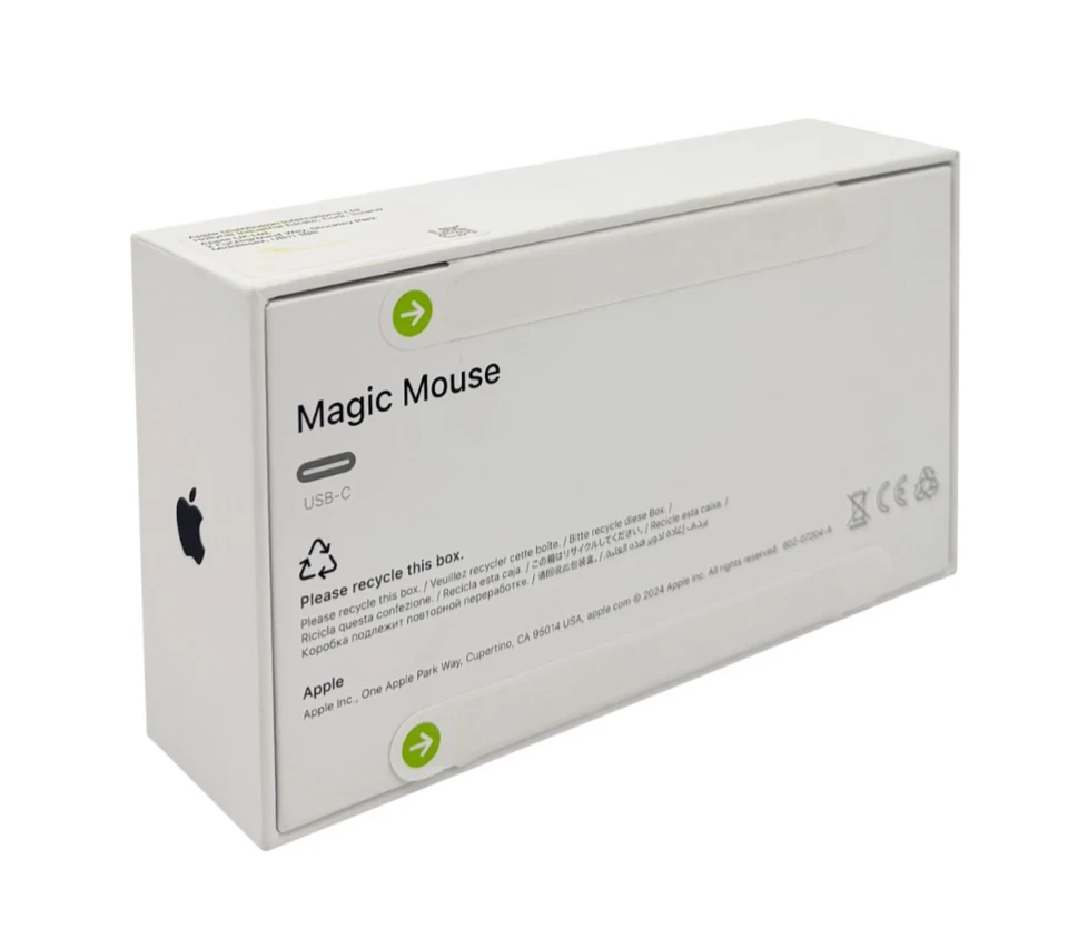 Apple Magic Mouse (USB-C) Black Multi Touch Rechargeable A3204 - Image 2 of 2