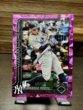 Aaron Judge 2025 Topps Update Legends Unite Pink Diamante Foil #US86 NY Yankees