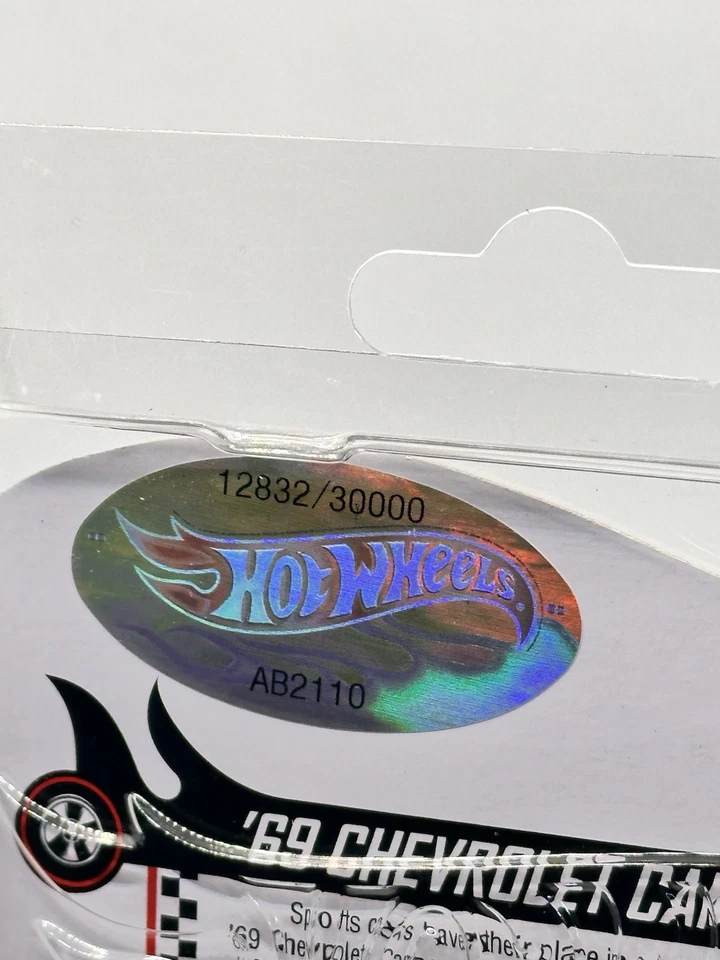 Chevrolet Camaro SS SSPECTRAFLAME ANTICONGELANTE RLC 12832/30000 HOT WHEELS RLC '69 Foto 4 de 4