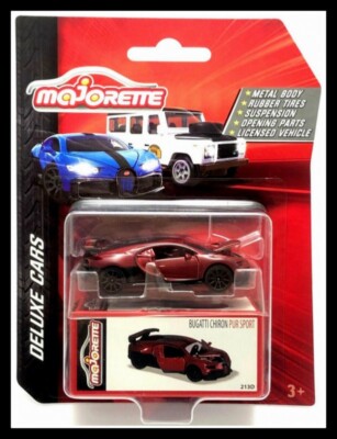 Majorette Deluxe Cars Bugatti Chiron Pur Sport Car 2023