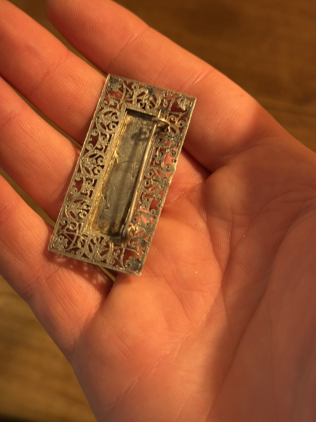 Brosche Massiv Silber Berber - image 4