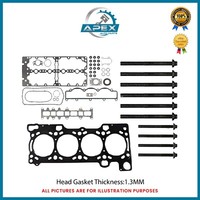 Fiat Ducato 2.3D Multijet Dieselmotor F1AE3481 Kopfdichtung Set Mit Kopf Bolzen
