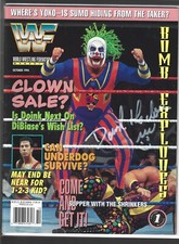 TC21  Doink the Clown  Signed Wrestling Magazine w/COA