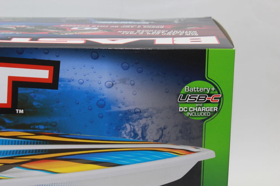 Traxxas 38104-8 orange BLAST Rennboot Brushed 23 Zoll +Akku + Lader NEU OVP Boot - Bild 4 von 4