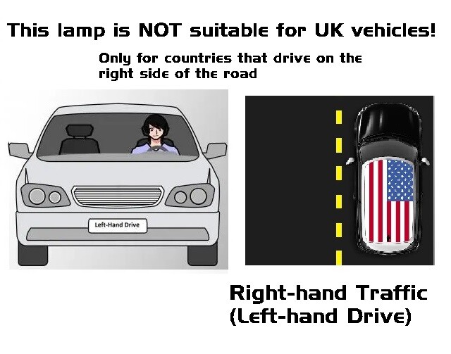 HELLA FF/Halogen-Headlight - right - for e.g. (NON UK, RH traffic 