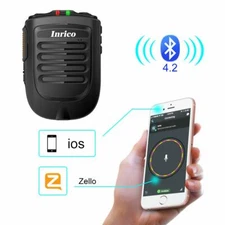 Inrico B02 Bluetooth Wireless Microphone Zello PTT for IOS  and Android Phone