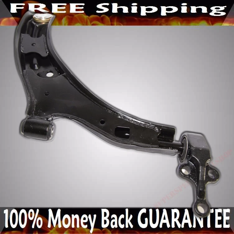 Front Left Driver Lower Control Arm w/Bushing for 00-05 Nissan Sentra Black - Image 2 of 4