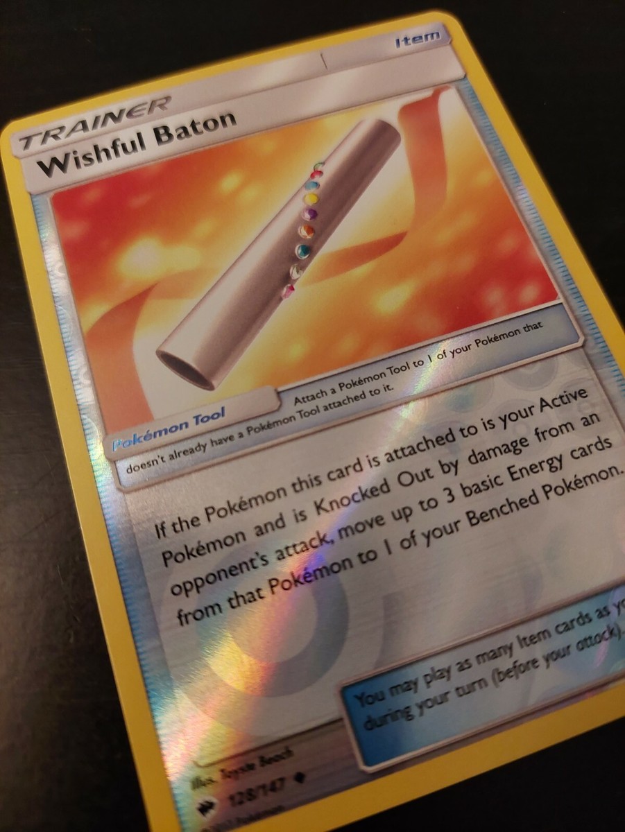 wishful baton pokemon card price - Sun & Moon - Burning Shadows - (Reverse Holo) Card Number / Rarity Pokemon TCG - SV5M -