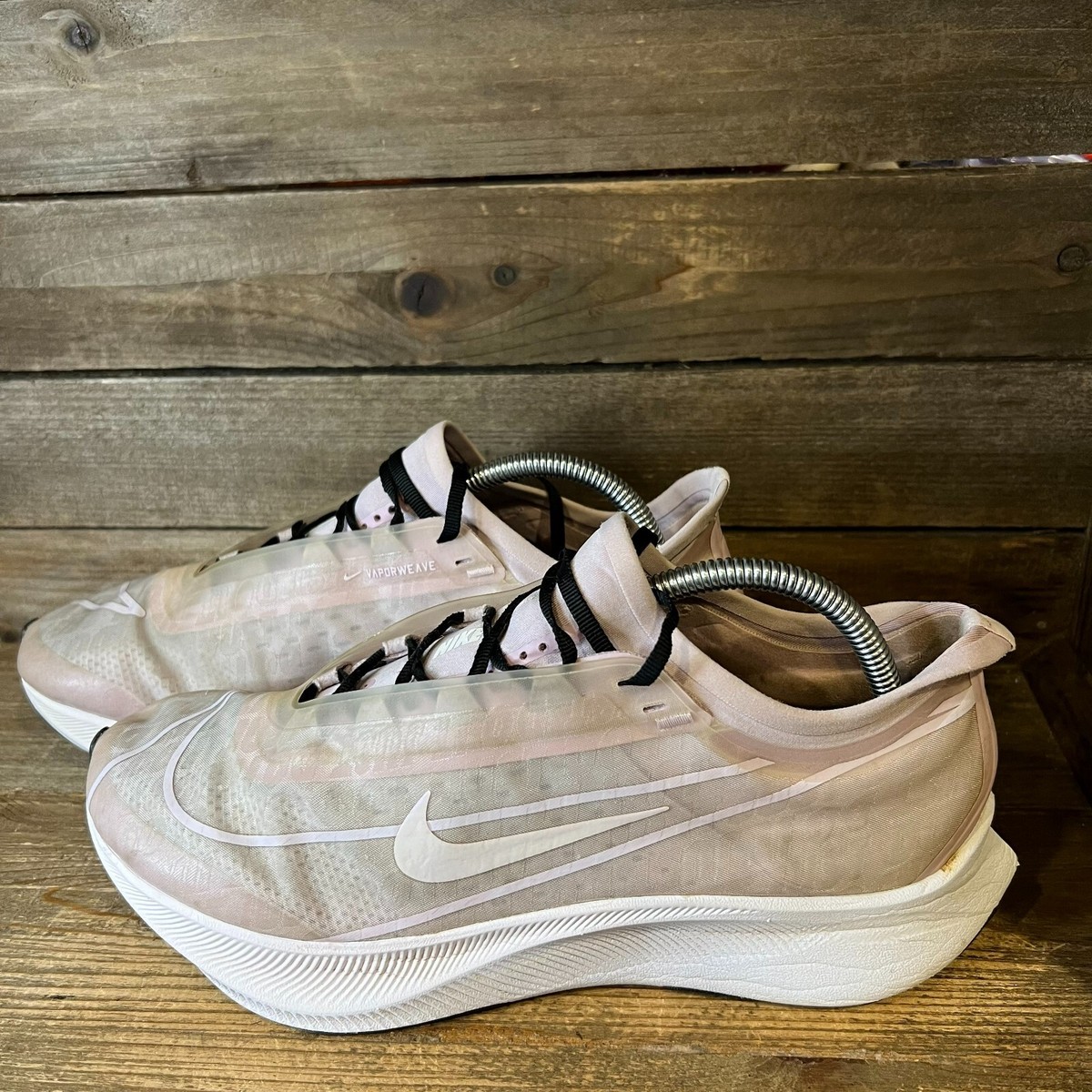 Womens Nike Zoom Fly 3 Iced Lilac Mesh Athletic Running Sneakers