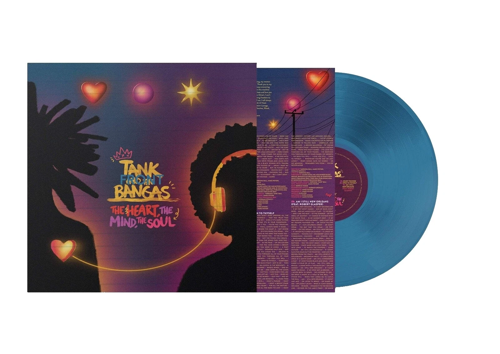 Corazón rap y hip-hop discos de vinilo