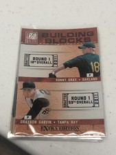 2011 Donruss Elite Extra Ed Building Block 1 Westlake/Williams/Garvin/Gray SB1