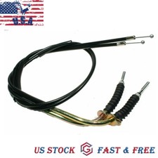 Pair Front Brake Cables Fit Suzuki 1987-2006 LT80 Quadsport 80