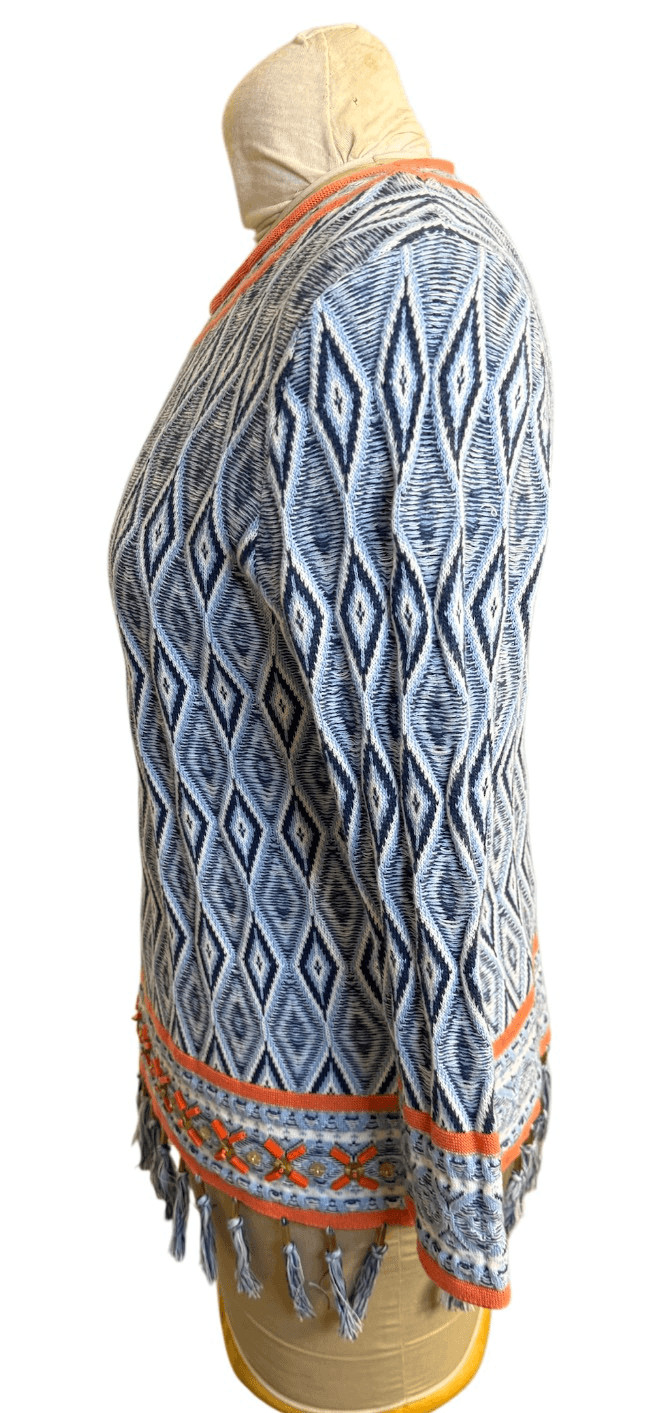 Ruby Rd. Lightweight Knit Sweater Geometric Patte… - image 4