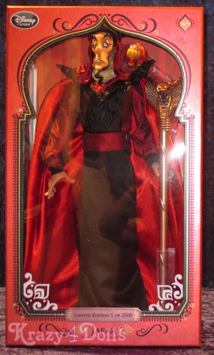 Disney Limited Edition Designer Aladdin Jafar Doll NEW