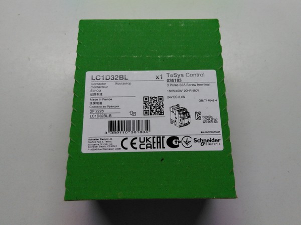 Schneider Electric SchüTz LC1D32BL - Tesys Deca, 3P, 32 A, 24 V Dc Spule-image