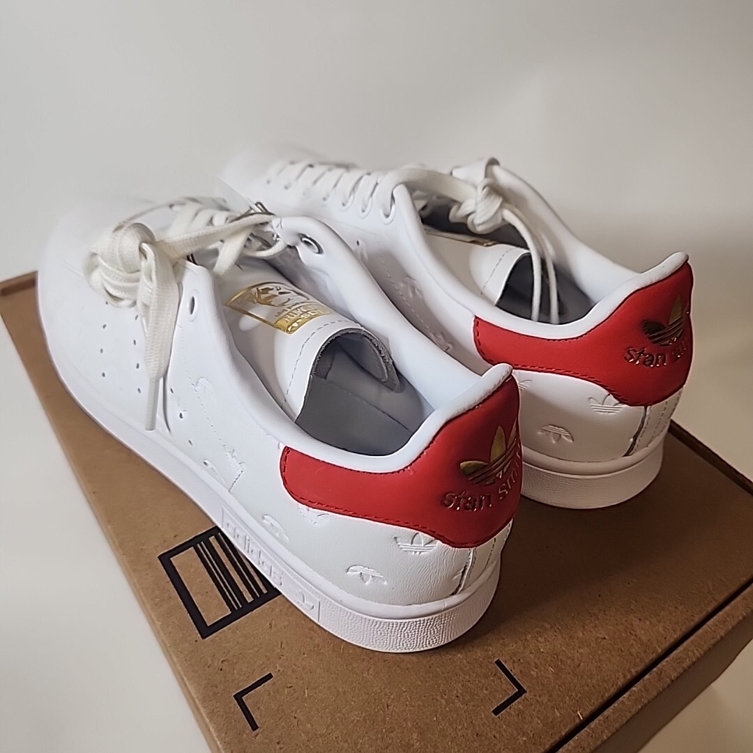 adidas STAN SMITH ホワイト/レッド Amazon | [アディダス] スタンスミス STAN SMITH フットウェア