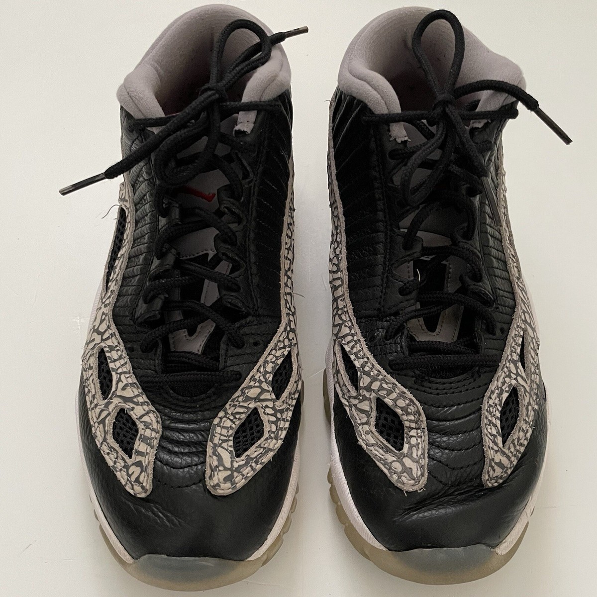 Air Jordan 11 Retro IE Low Black Cement Size 9 Used 919712-006 Released 2020 Air Jordan 11 Retro Low IE  main image 3