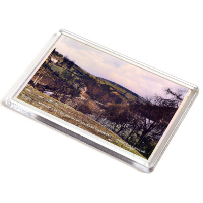 JUMBO MAGNET - Vintage Wales - Gorther and Tyncwm Walk, Felindre (Radnor) (b)