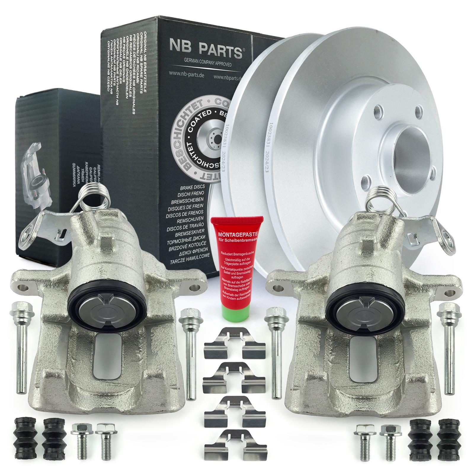 Rear Brake Calipers Brake Discs for Nissan Primastar Opel Vivaro A B Renault
