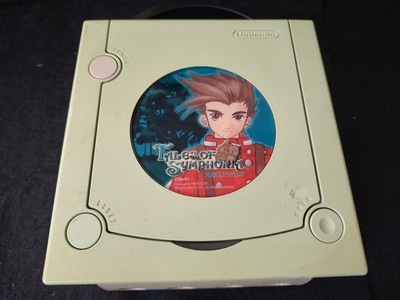 Defekte NINTENDO Gamecube Symphonic Grün Konsole Tales Von Symphonia Limitierte