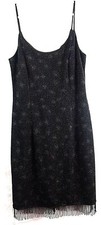 Little Black Dress Cocktail Evening Night Way Beaded Sparkly Womens 6 NEW 