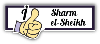 Autoaufkleber Ich Mag I Like Sharm El Sheikh Reise Slogan K891 Sticker 12cm