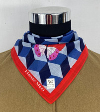 Vintage Hanae Mori Handkerchief Neckerchief Bandana Pocket Square Gift