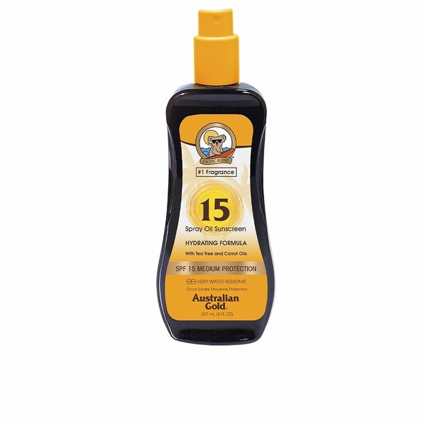 Australian Gold Sunscreen SPF15 Spray Olio Idratante Formula 237 Ml-image