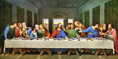 The Last Supper by Leonardo da Vinci Christian Religious Giclee