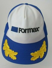 Vintage Formax Trucker Hat Farming Mesh Blue Poultry Chicken Made in USA A16