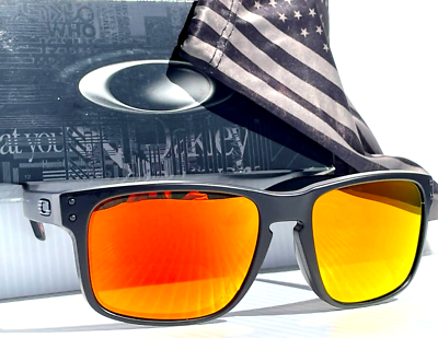Oakley Holbrook Matte Black USA Tonal Flag POLARIZED Galaxy Ruby
