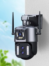 Wifi Security 4 4MP Wireless Camera PTZ Home Outdoor Surveillance 2-way Audio