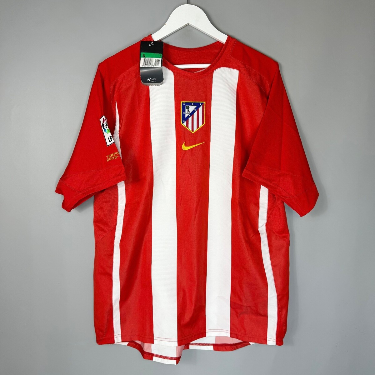 NWT ATLETICO MADRID 2005 2006 HOME FOOTBALL SHIRT JERSEY #9 TORRES
