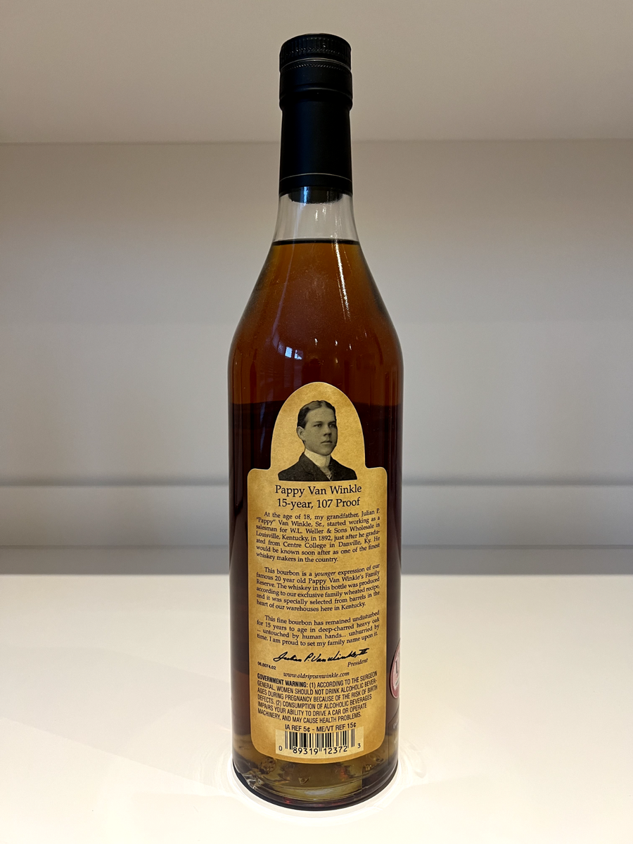 Pappy Van Winkle Family Reserve 15 year old UK
