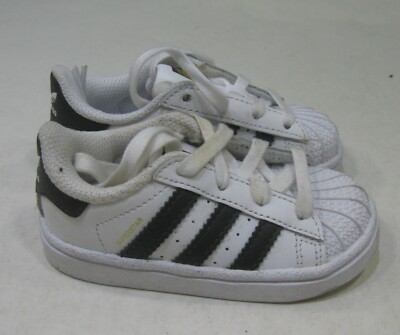 New adidas classic white black strap lace up