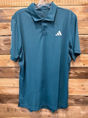 adidas Men's Club 3-Stripes Tennis Polo Shirt - Arctic Fusion, L2(B453T)