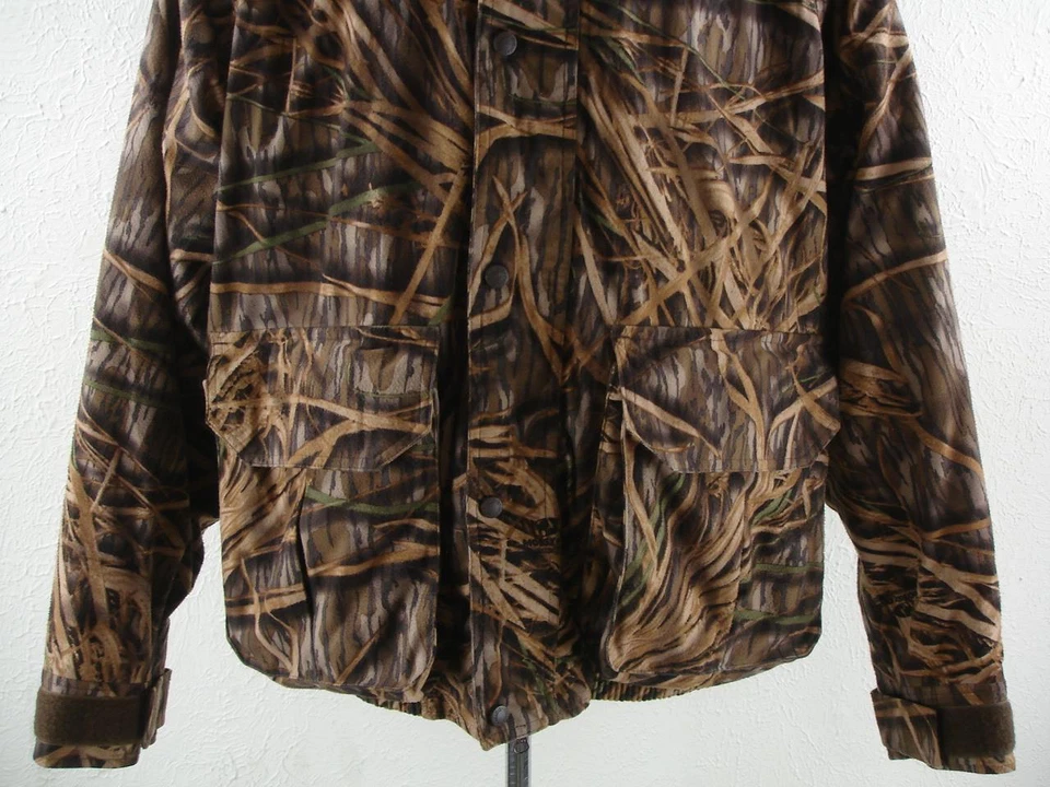 Men's L Cabela's Dry-Plus Thermolite Hunting Parka Jacket Mossy Oak Shadow Grass - Image 4 of 4
