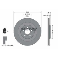 Textar 2X Bremsscheibe Hinten Ø356 Mm InnenbelüFtet FüR Audi A6 Avant 4G5 4GD
