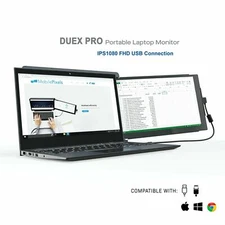 Mobile Pixels Duex Pro - Version 2.0 Portable Monitor for Laptops 12.5" Full HD