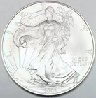⭐️2008⭐️SILVER EAGLE⭐️SUPERB GEM⭐️BU⭐️+⭐️BLAST WHITE⭐️.999 FINE PURE SILVER⭐️