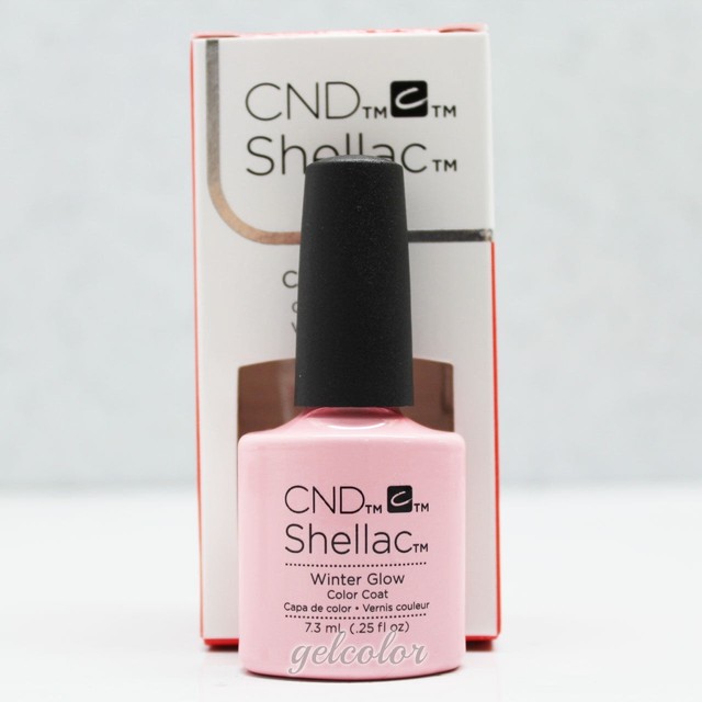 cnd shellac winter glow