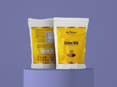 My Yellow Golden Milk - Vegan, Energetic, Keto Friendly and Sugar Free