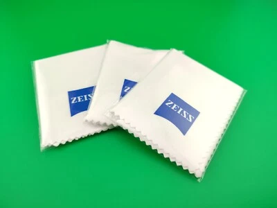 Pack of 3 Zeiss Lens Microfibre Cleaning Cloth, Glasses, Lens, Camera UK SELLER